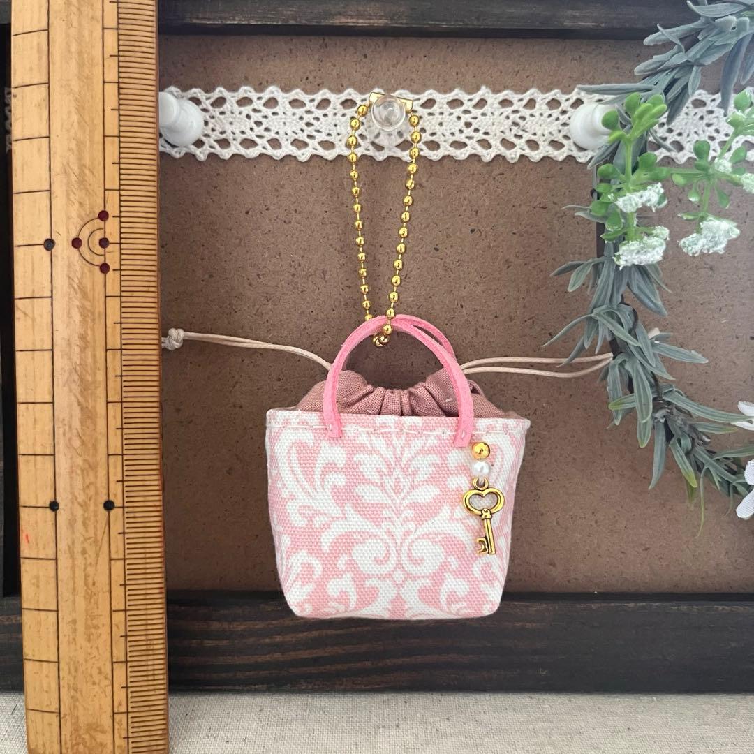 2408-35 ミニチュア巾着トートサシェ 香り袋　SOLD→ご注文承ります♡