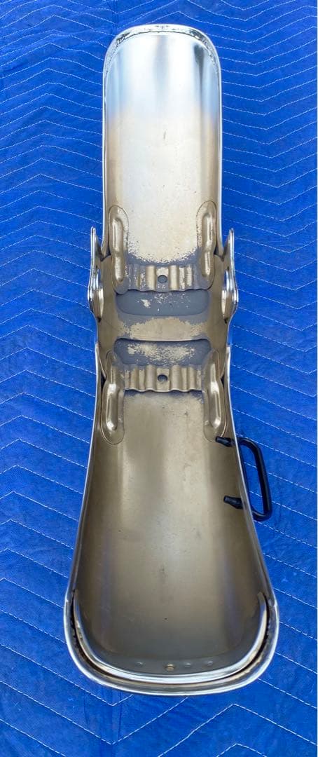 錆ほぼなし　SR400 SR500 ヤマハ純正　フロントフェンダー　ゴム類付き