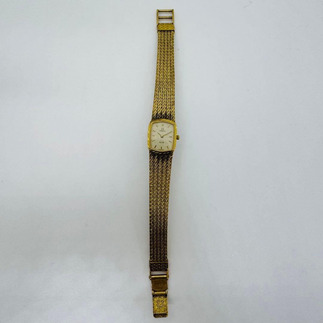 ✨OMEGA✨オメガ✨デビル✨クォーツ✨ゴールド色✨腕時計✨