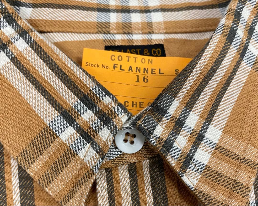 新品 マチ付 Atlast&co ヘビネル ヘビーネルシャツ 16 ビッグサイズ