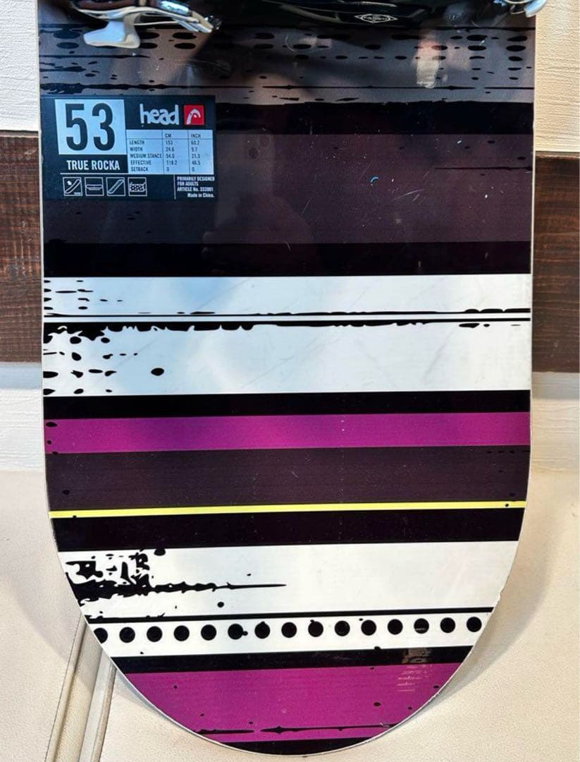 HEAD TRUE ROCKA 153cm ビンディングサロモン