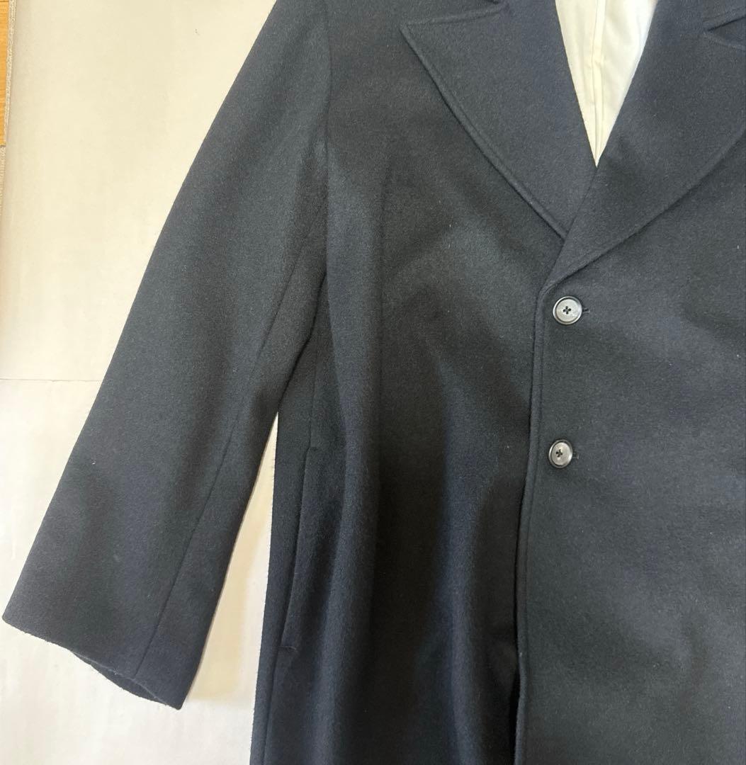 MB カシミアウールクラシックチェスターコート　ブラック　Mサイズ
