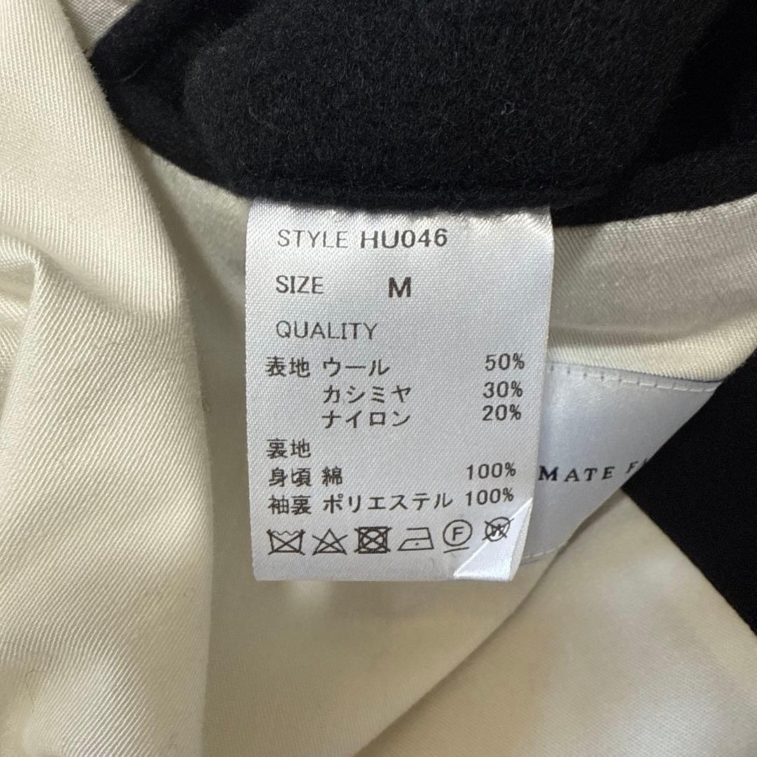 MB カシミアウールクラシックチェスターコート　ブラック　Mサイズ