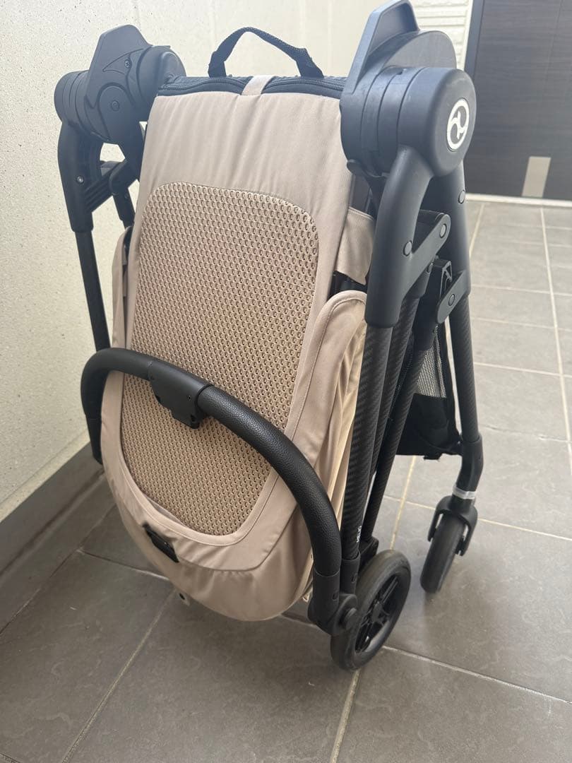 【美品】cybex メリオカーボン 2024アーモンドベージュ　使用10回未満