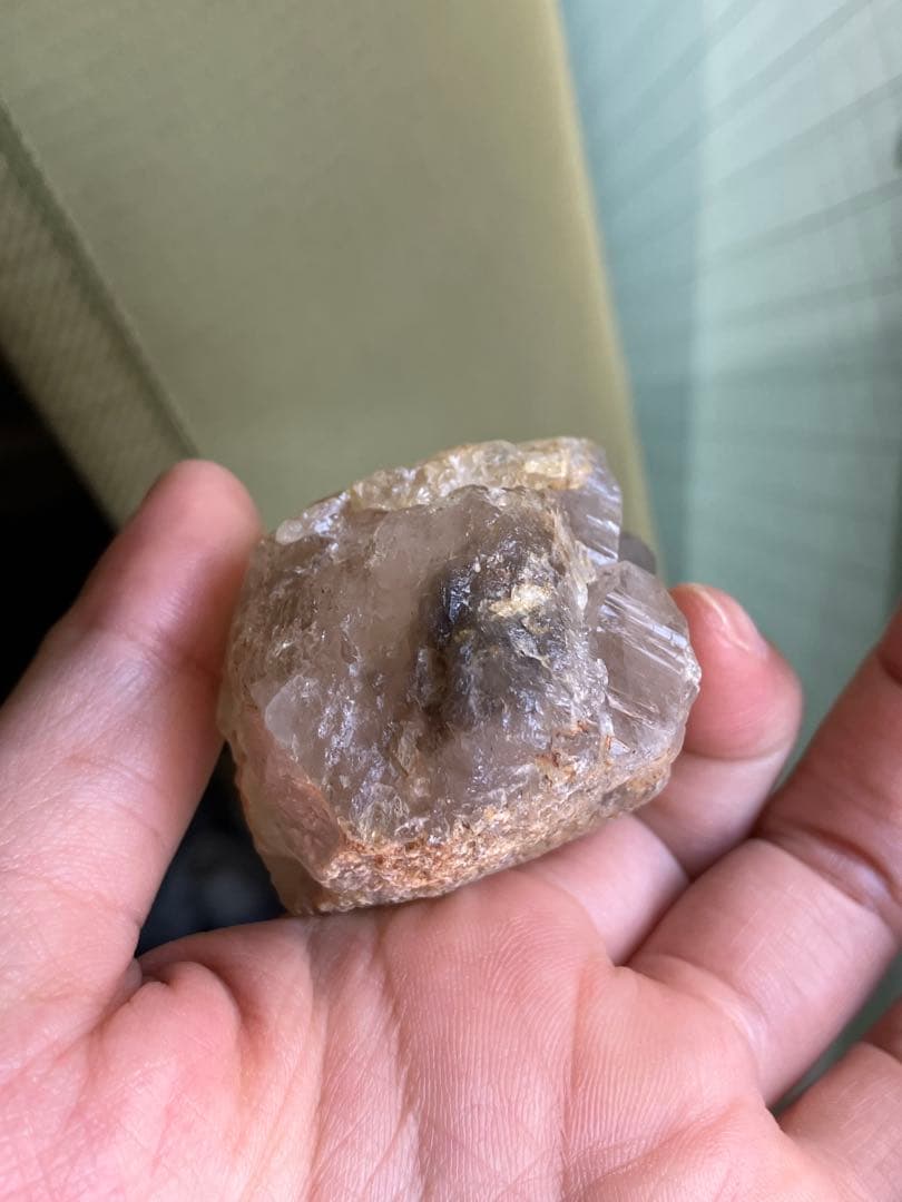 152g特大サイズ❗️大きくはっきり移動域広✨ヒマラヤエレスチャル水入り水晶原石