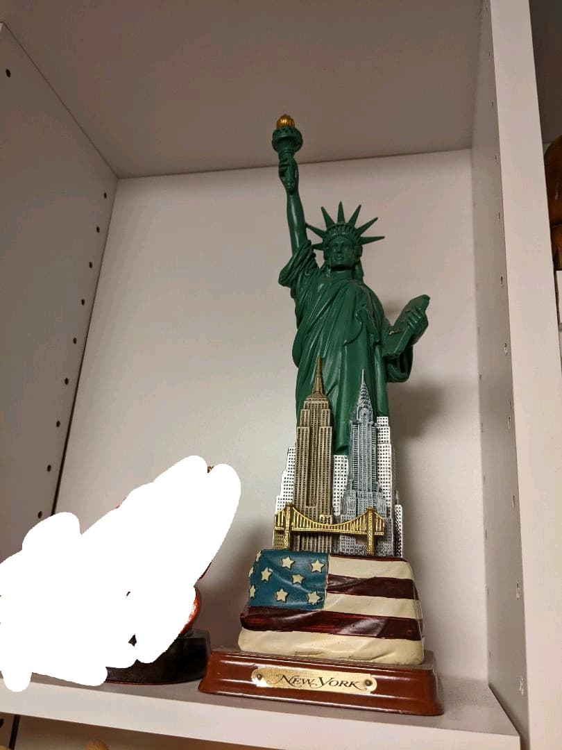 NYで購入した　自由の女神　銅像　置物　星条旗　　ニューヨーク　NY