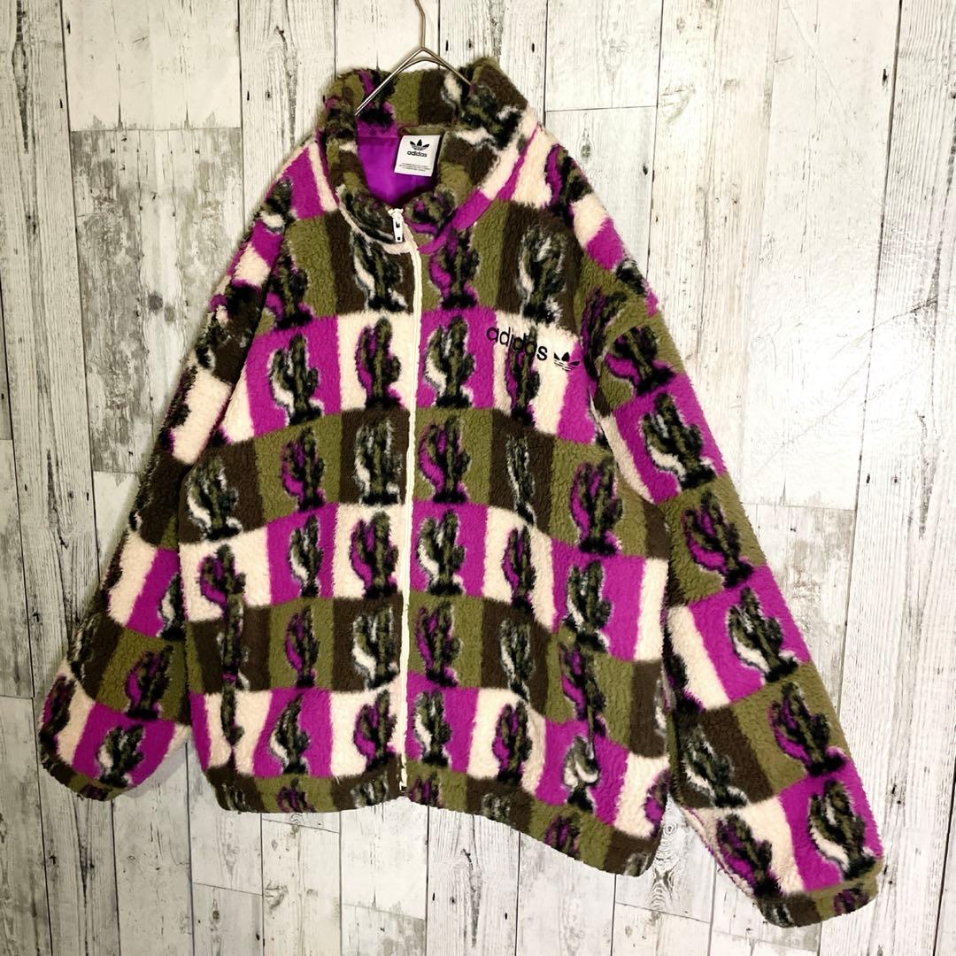 【ビッグサイズ】アディダス　ブルゾン　 3XL ゆるダボ　入手困難　パープル