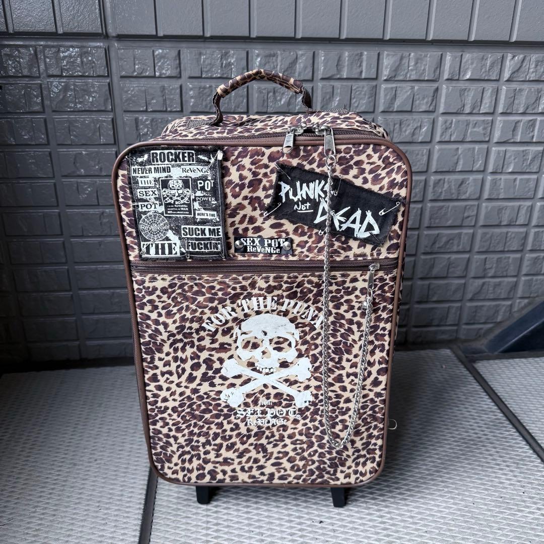 激レア SEX POT ReVeNGe キャリーケース レオパード y2k 原宿