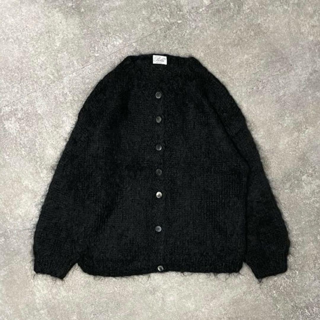80s モヘアカーディガン made in Italy vintage