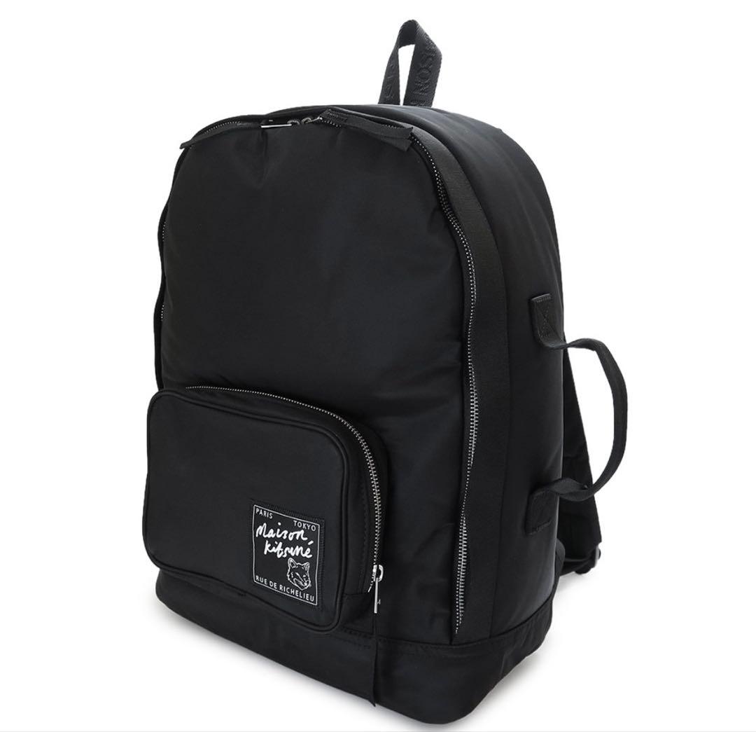 新品 メゾンキツネ maison kitsune リュック ブラック