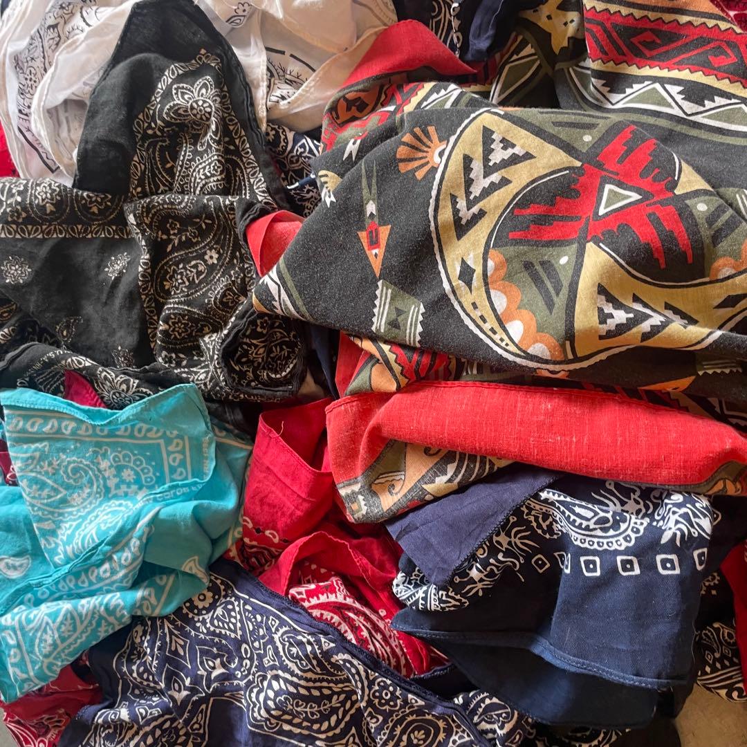 60s〜00s バンダナ　50枚　まとめ売り　ALL USA製ビンテージ