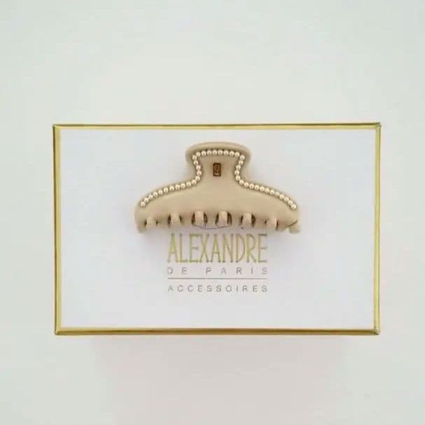 新品☆アレクサンドル ドゥ パリ クリップ パール (S)