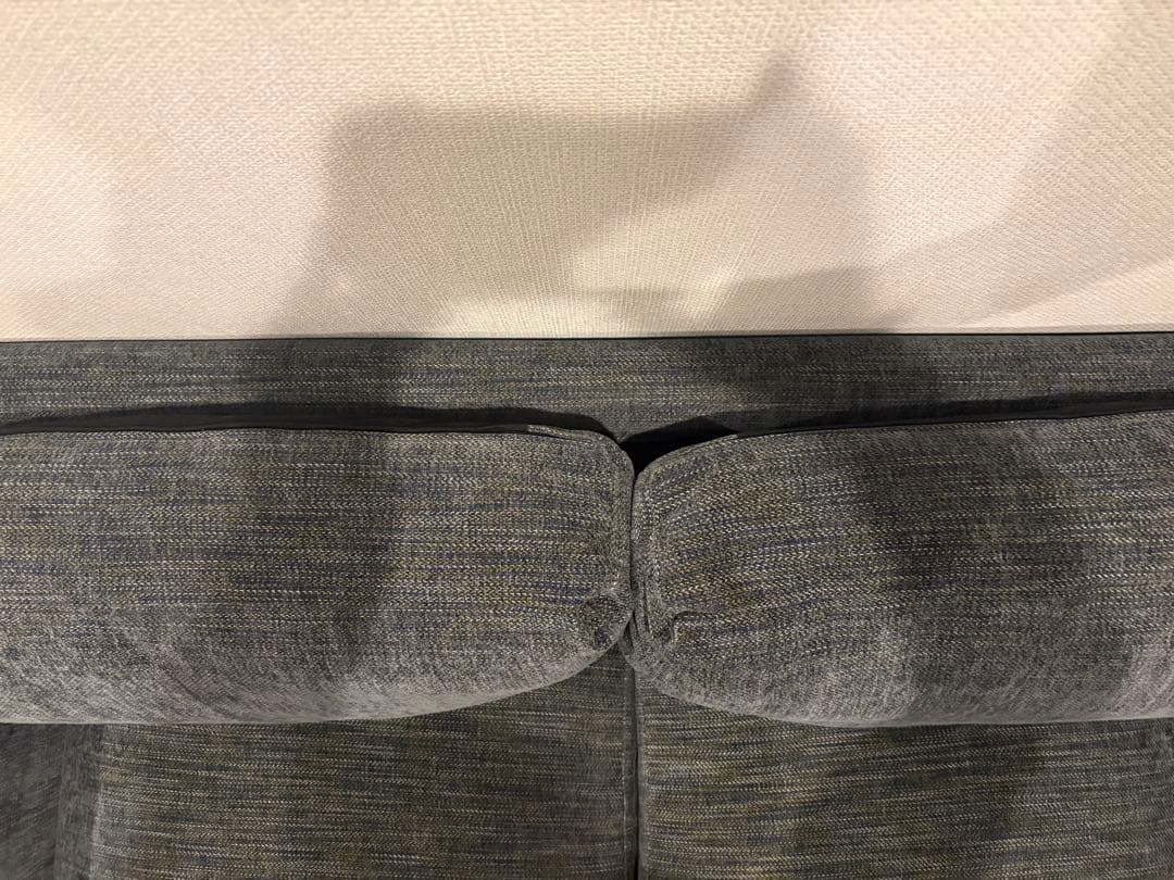 関家具　2人掛けソファ　ネイビー