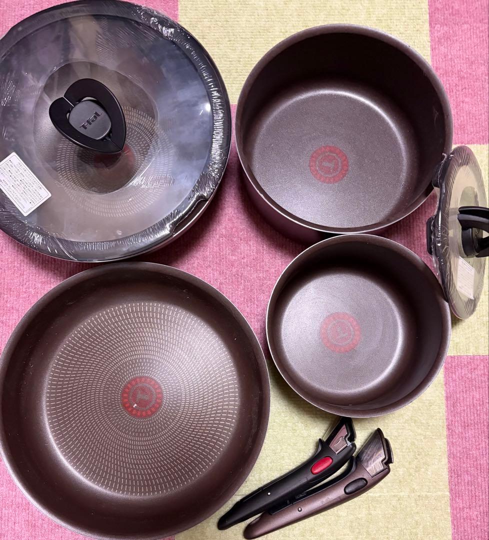 T-fal 鍋・フライパンセット ガス火・ＩＨ対応