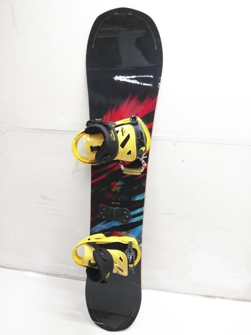 美品 サロモン ランブルフィッシュ140 リズム Mサイズ スノーボードセット