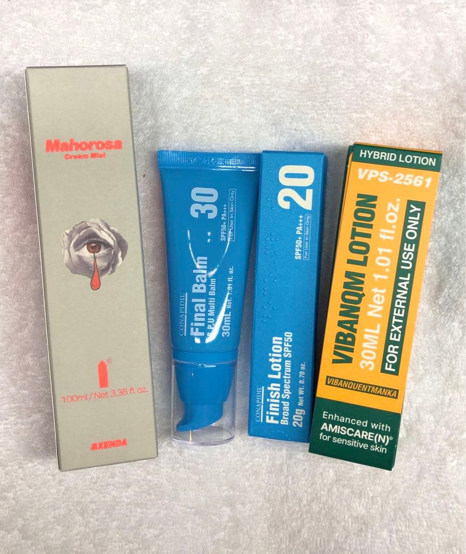 ラス1‼️⭐️ファンデーフリー３種セット+ マホロサ１本　⭐️スーパージェクション