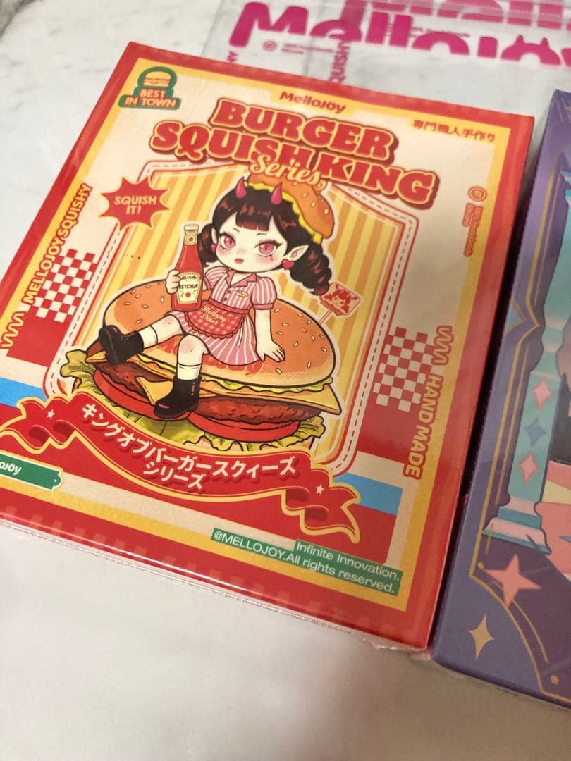 Mellojoy 未開封 カップケーキか？ ハンバーガー 2箱 スクイーズ