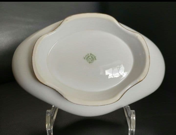 オールドノリタケ 金彩盛り脚付き エジプト風景絵 鉢』