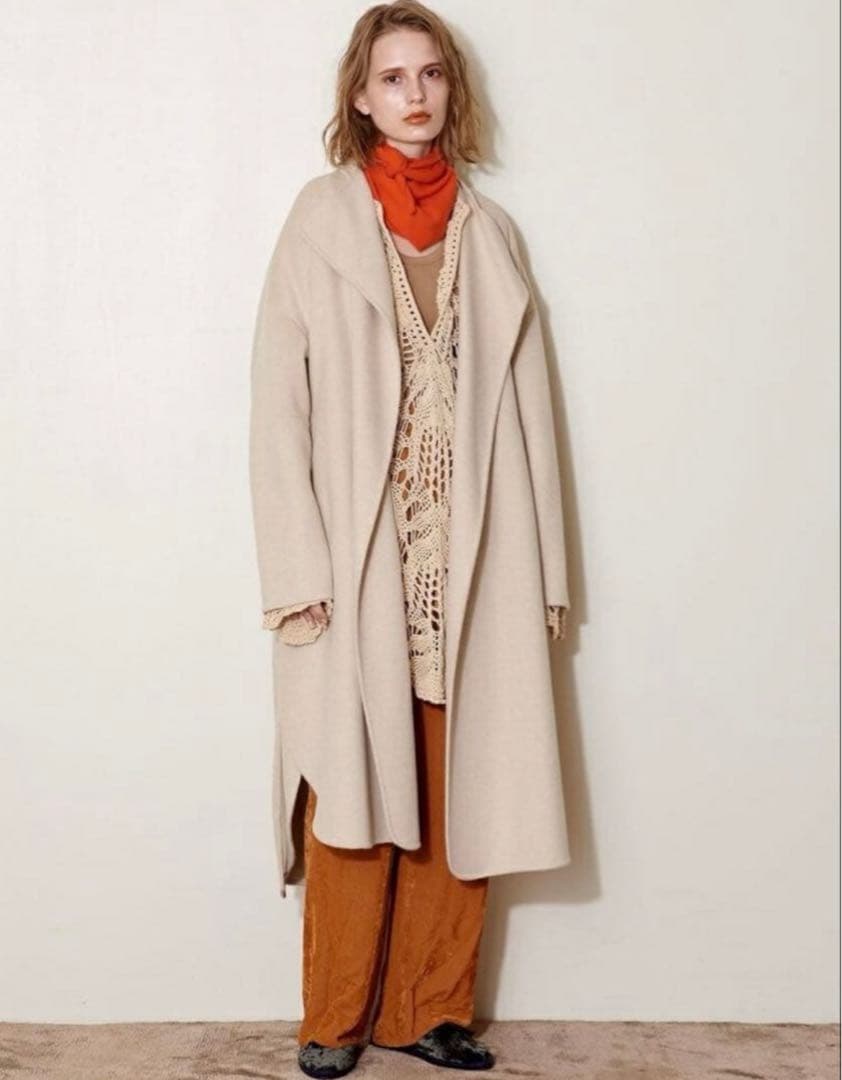 イウエンマトフ リバースリットコートロングコート