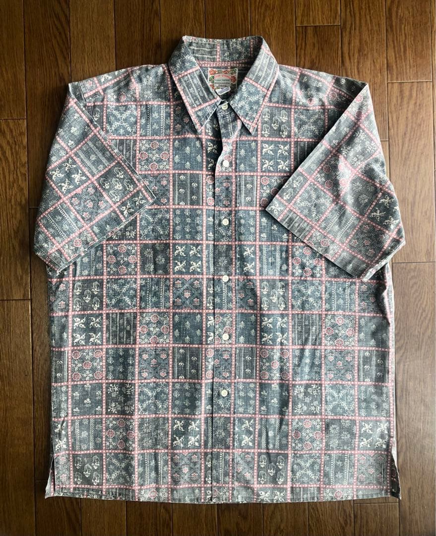 【美品】reyn spooner レインスプーナー アロハシャツ90s ハワイ