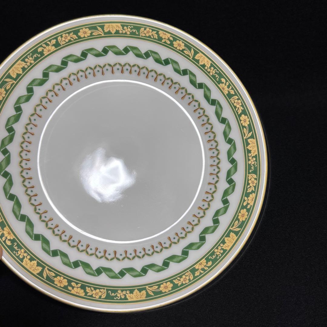 【未使用】リチャードジノリ　インペロコンテッサ　ネロ　グリーン　プレート　2枚