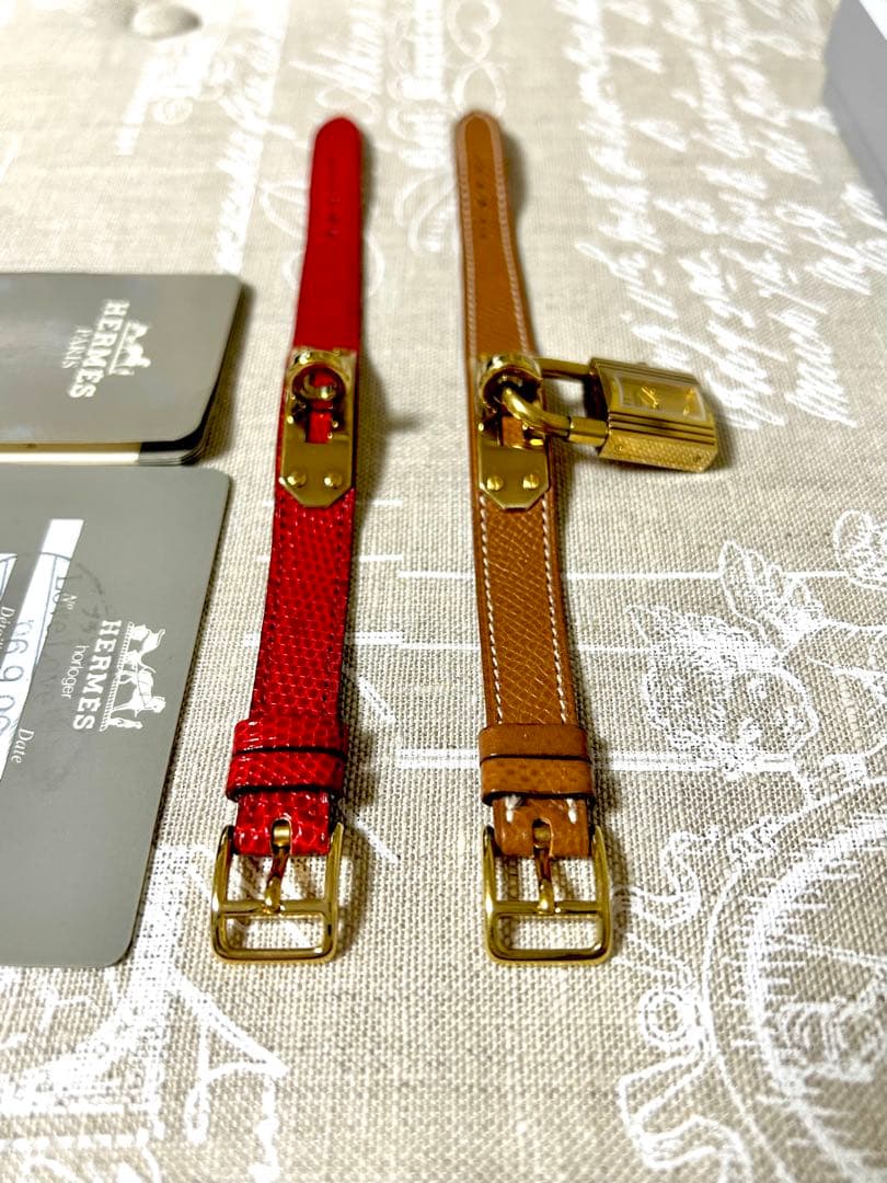 美品エルメスケリー時計交換ベルト付き