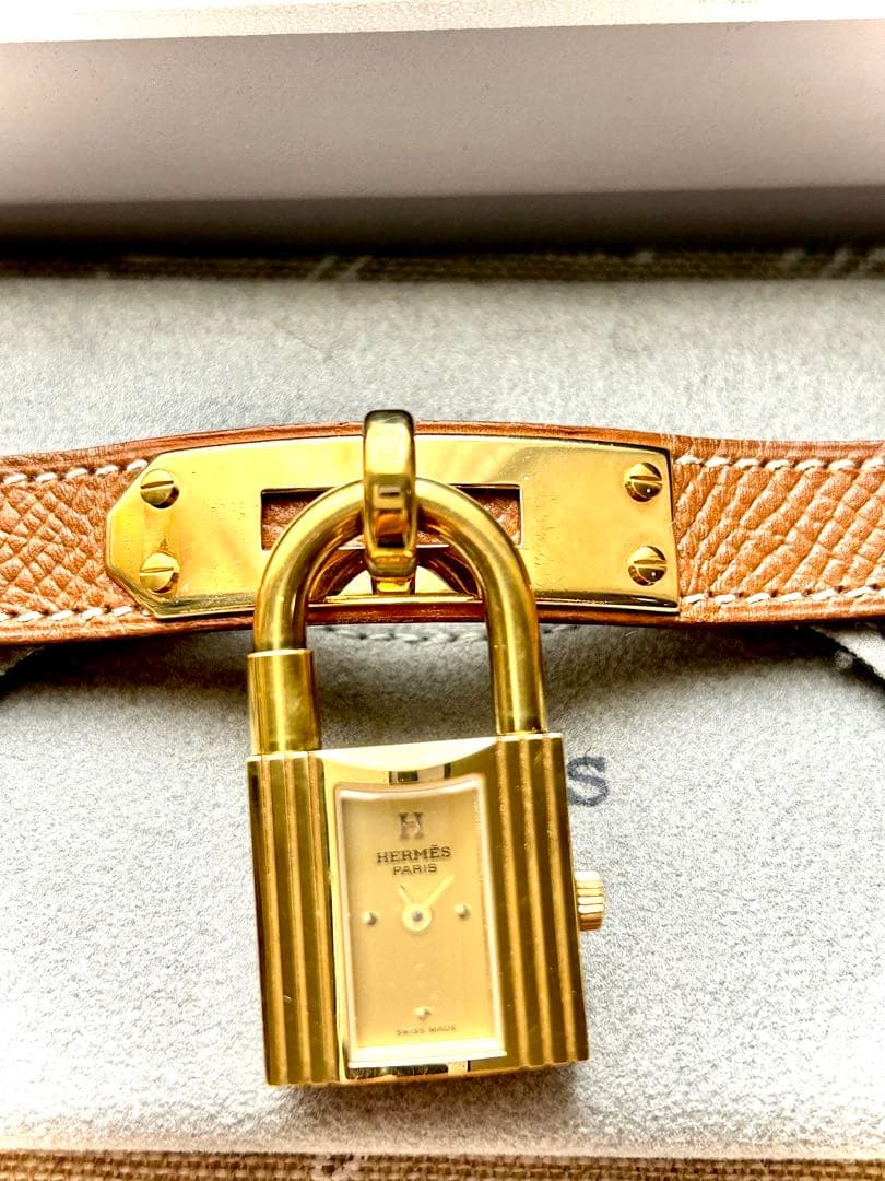 美品エルメスケリー時計交換ベルト付き