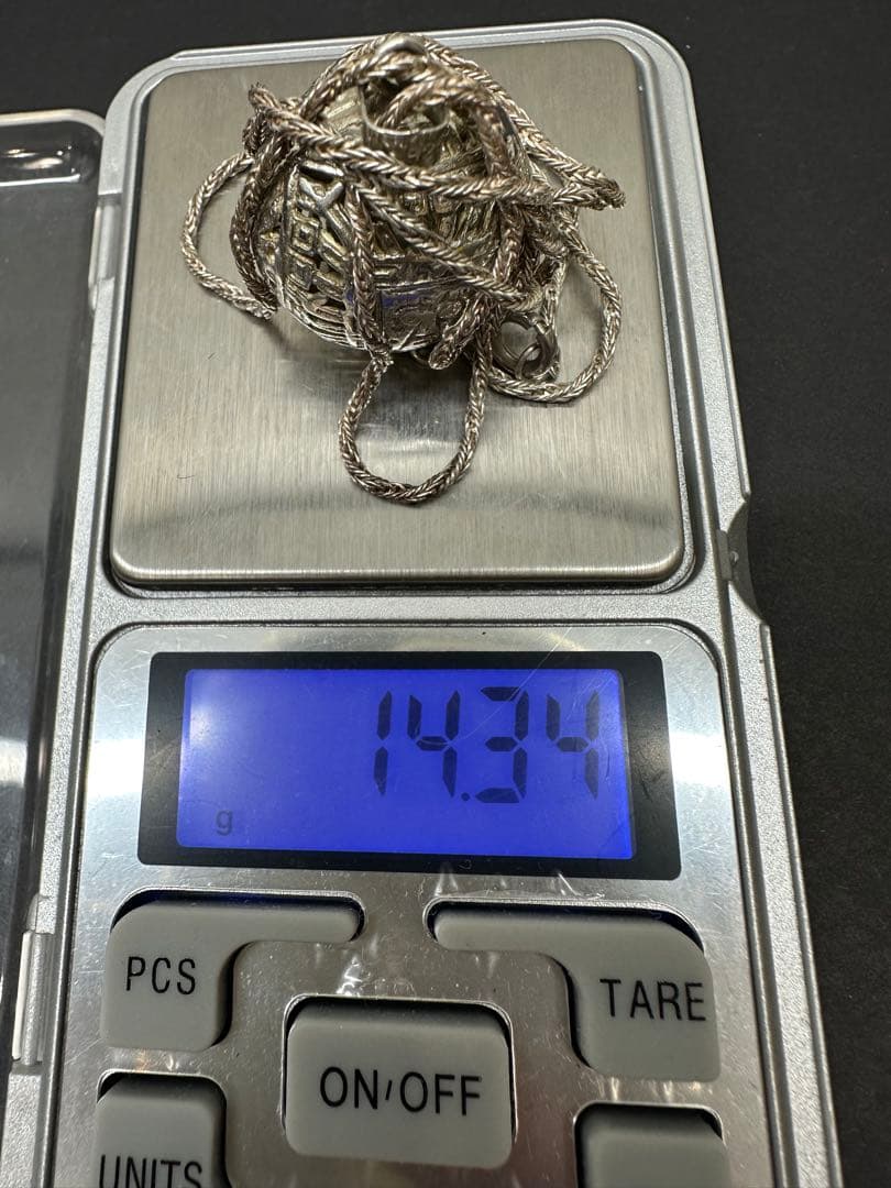 シルバー925 ペンダントネックレス