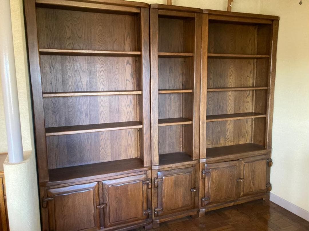 さっちゃん専用　①特注オーク材本棚　100年本棚 　W90cm