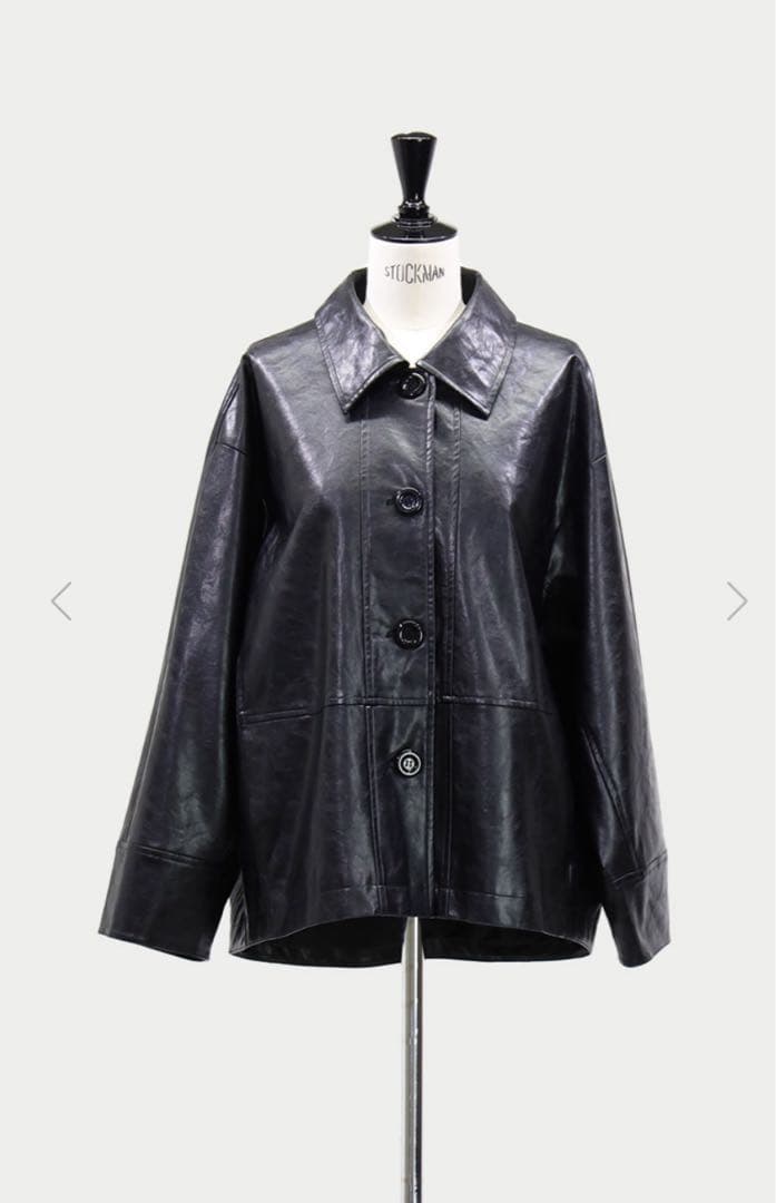 s*a様 マチャット エコレザージャケット ブラック 【正規品】