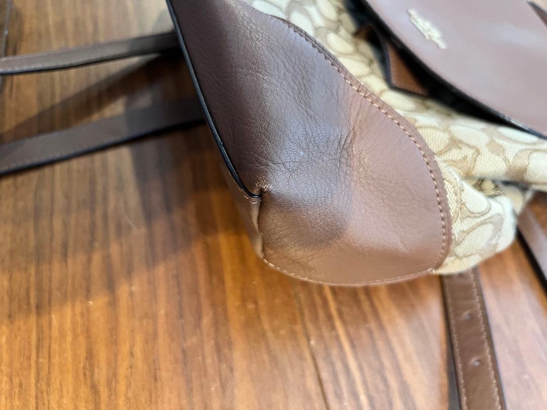 コーチ　F73313 シグネチャー レザー リュック バックパック