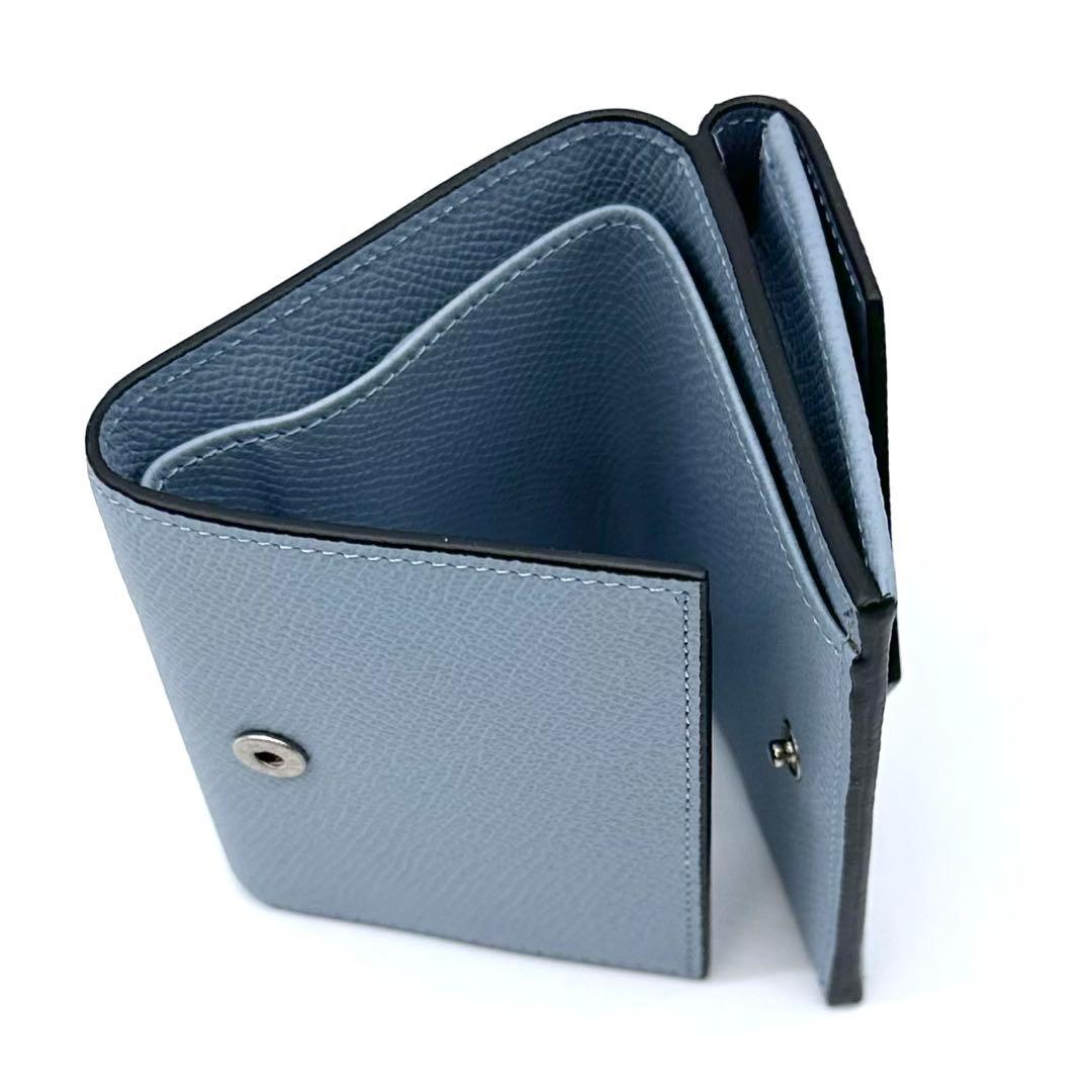 未使用✨BONAVENTURA コンパクト 三つ折り財布 ノブレッサ ブルーリン