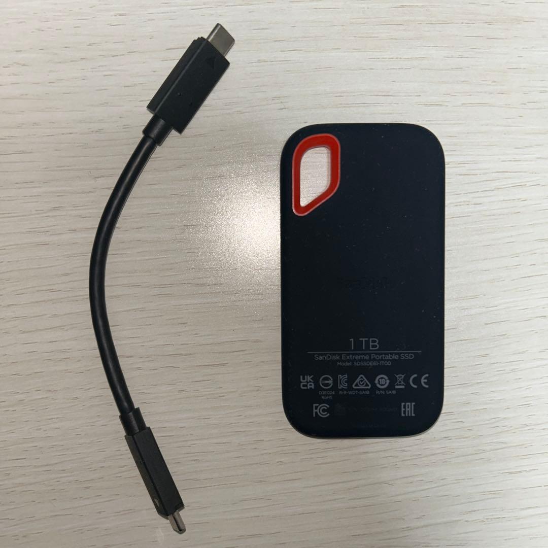 SanDisk 外付けSSD USB Type-C 1TB