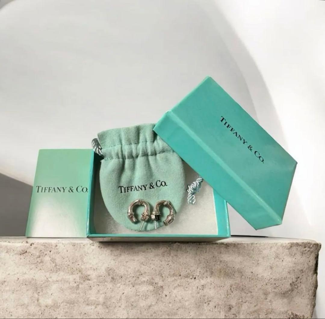 Tiffany バンブーピアス　ヴィンテージ
