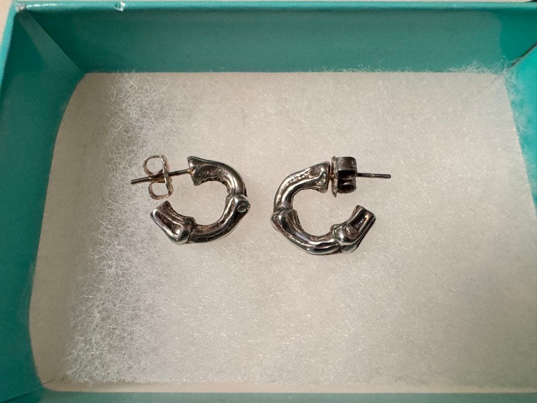 Tiffany バンブーピアス　ヴィンテージ