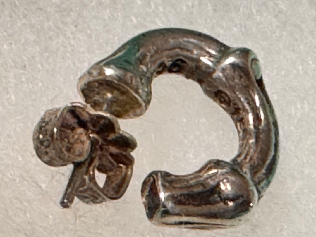 Tiffany バンブーピアス　ヴィンテージ