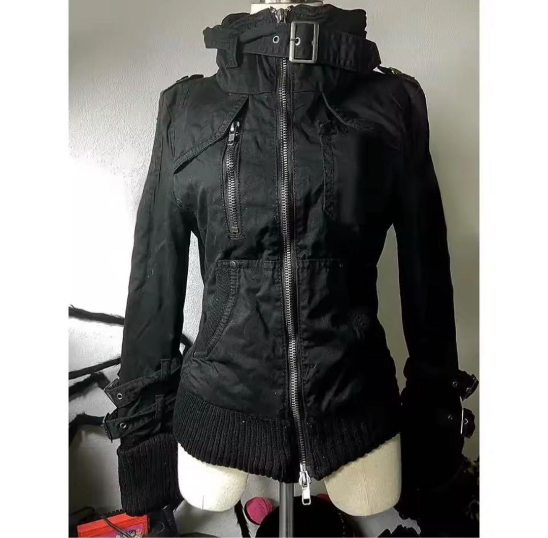 ジャケット・アウター y2k goth military Jacket 00s archive
