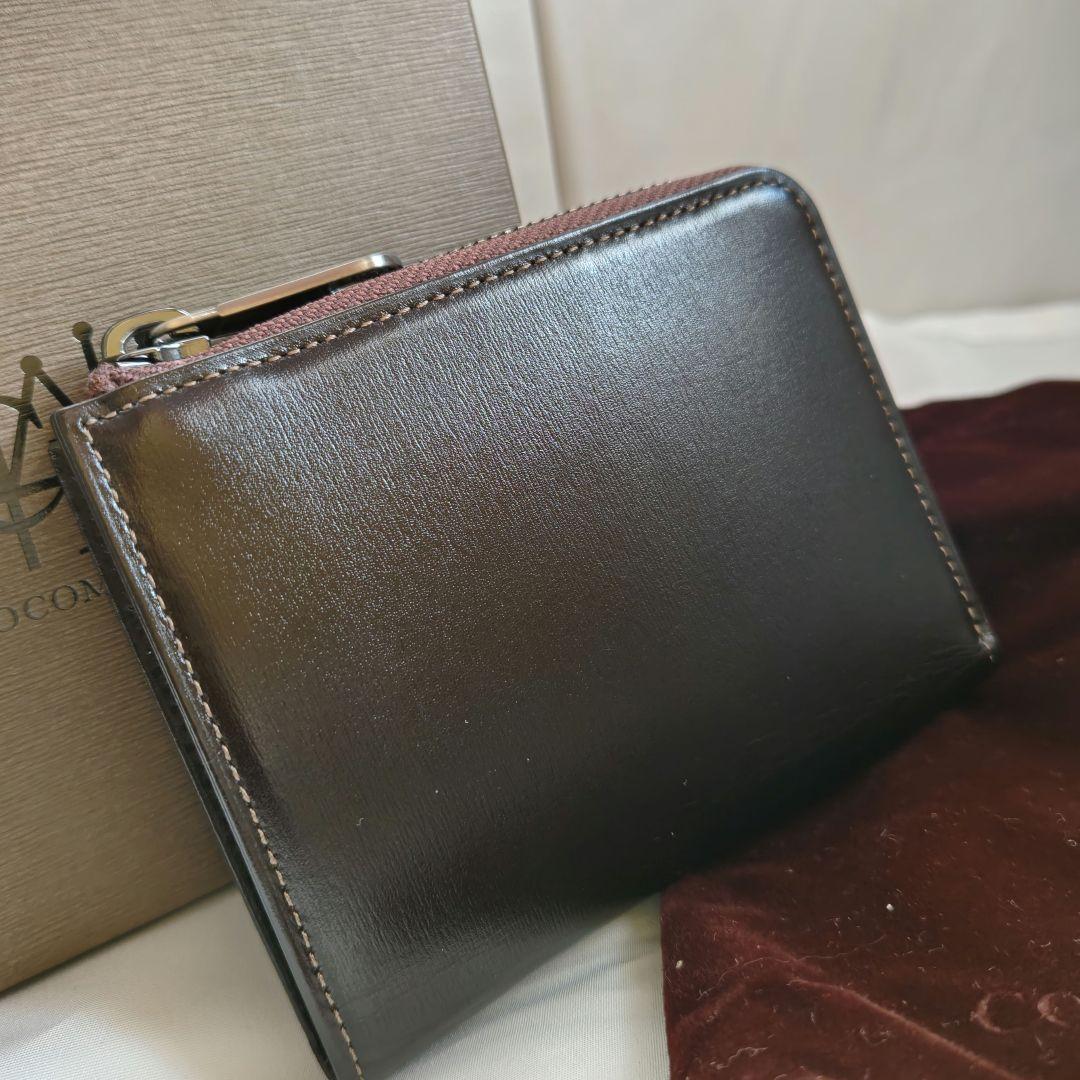 未使用品 ココマイスター　クリスペルカーフ・コンパクトウ ォレット