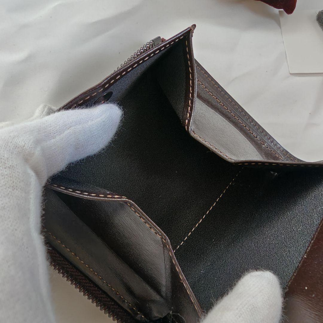 未使用品 ココマイスター　クリスペルカーフ・コンパクトウ ォレット