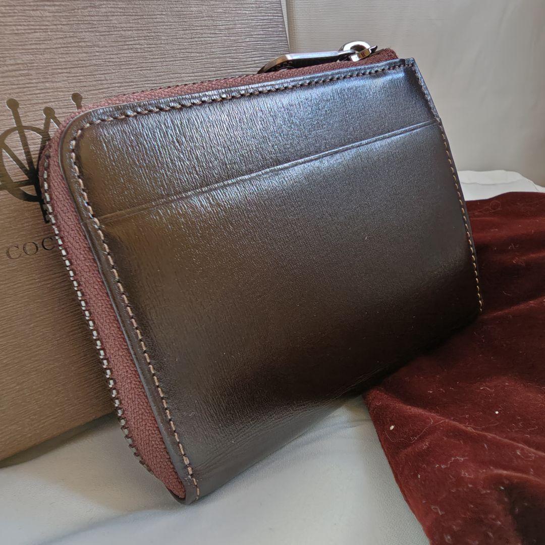 未使用品 ココマイスター　クリスペルカーフ・コンパクトウ ォレット