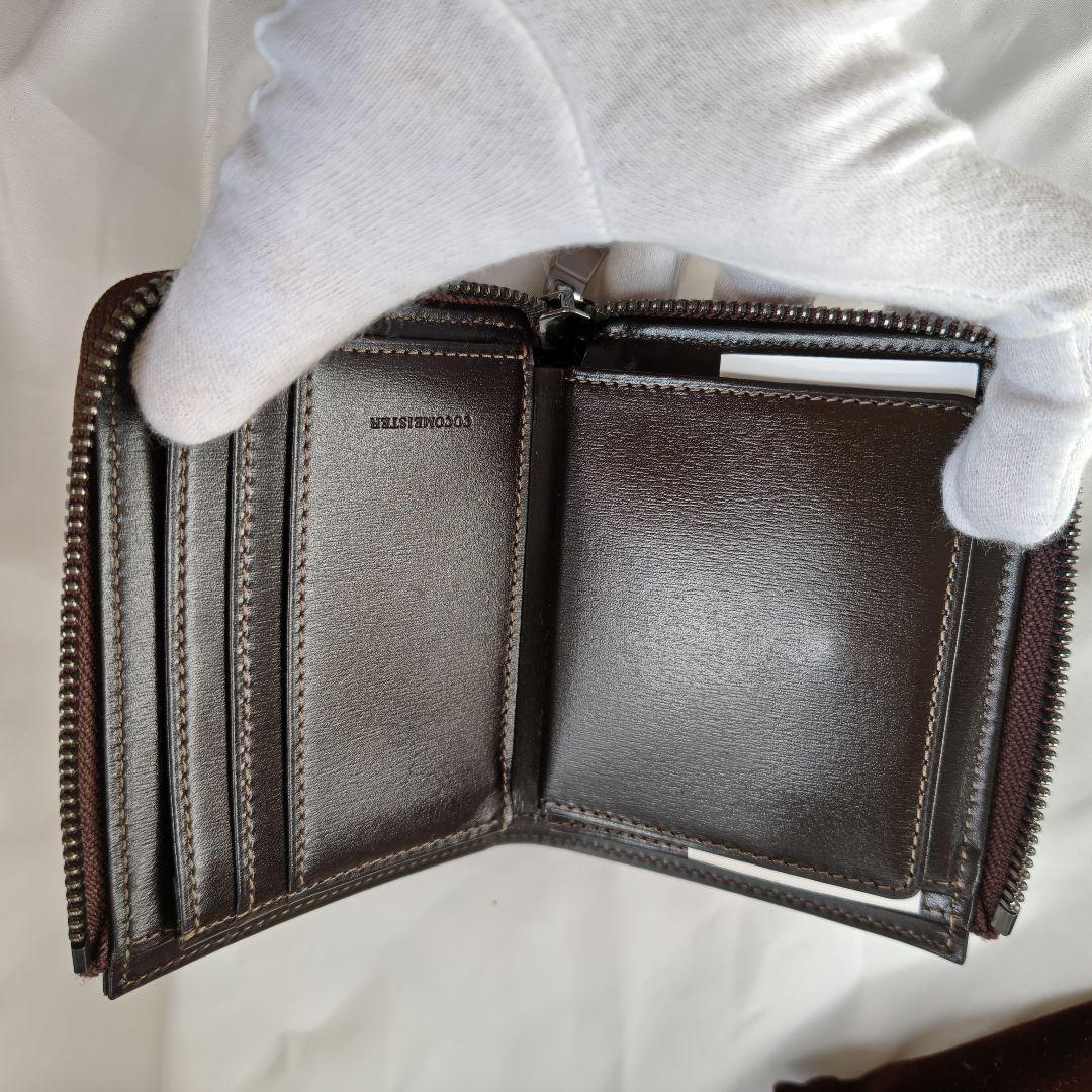 未使用品 ココマイスター　クリスペルカーフ・コンパクトウ ォレット