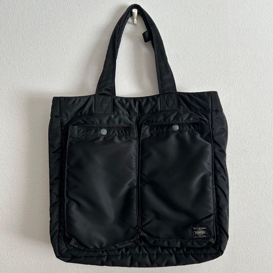 ポーター　タンカー　トートバック　黒