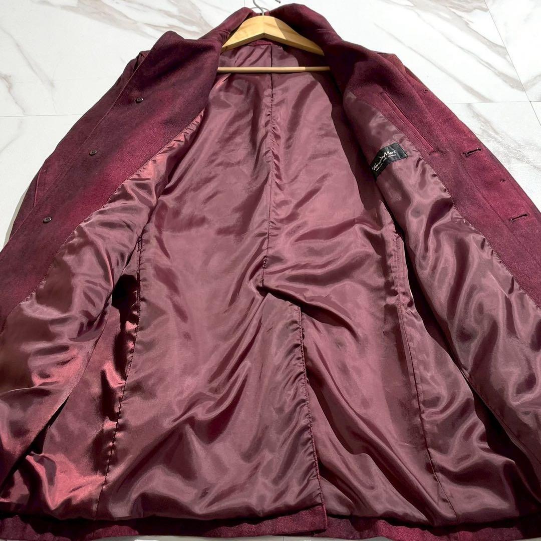 【極美品◦XL✨】トルネードマート スウェード調 ベルテッドコート ボルドー