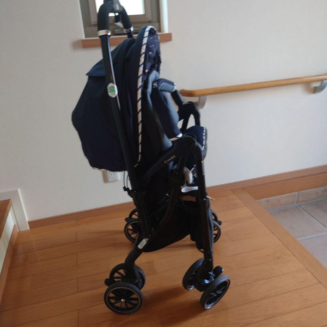 コンビ ベビーカー スゴカルα 4 キャス Light ＋ レインカバー付き