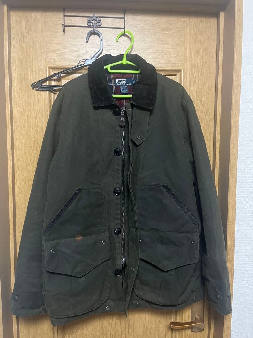 ポロ ラルフローレンワックス コットンハンティングジャケット