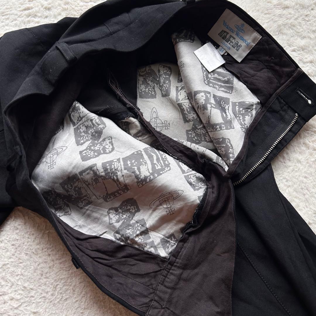 超激レア✨ヴィヴィアンウエストウッドマン 変形パンツ 立体裁断 黒 S ライカ期