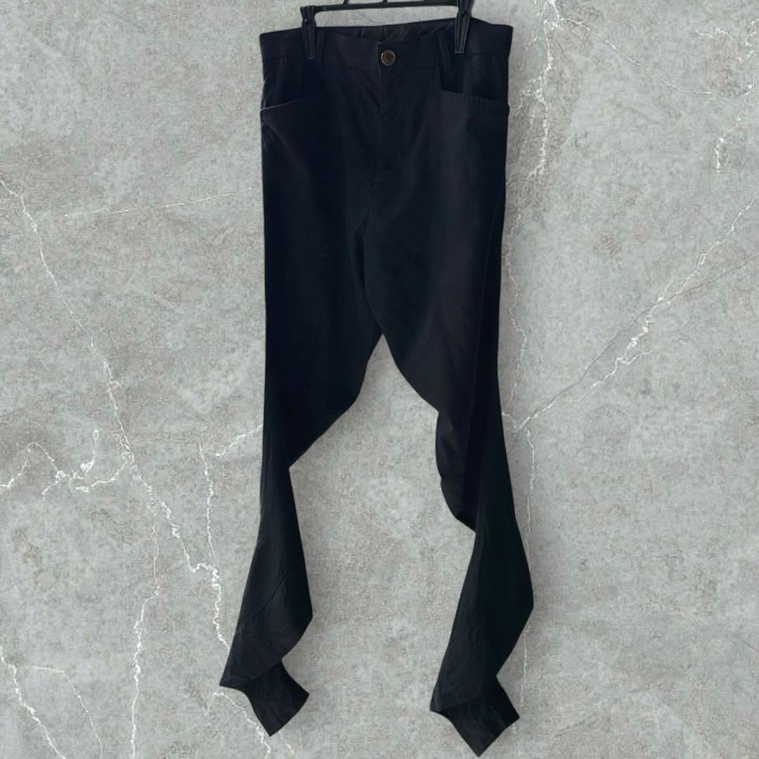 超激レア✨ヴィヴィアンウエストウッドマン 変形パンツ 立体裁断 黒 S ライカ期
