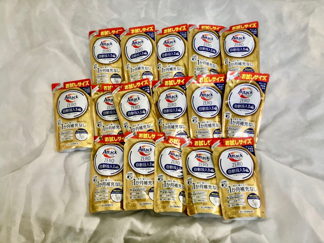 アタック　自動投入専用　超濃縮洗剤　220g 16袋セット