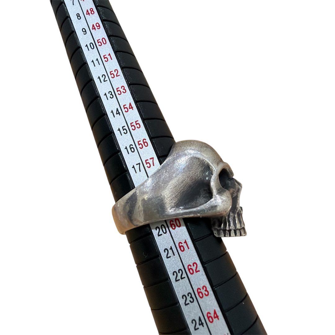 suurin様　かすう工房 スカルシルバーリング 19号