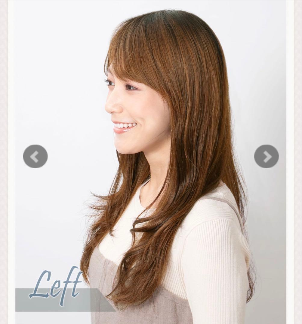 ワンステップ人毛100%フルウィッグ